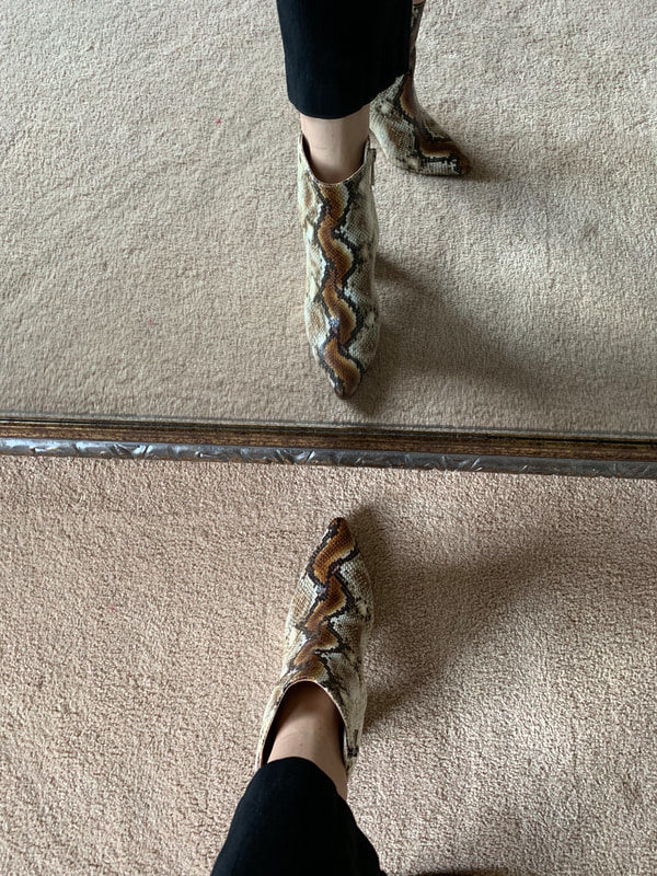 snake skin boots target