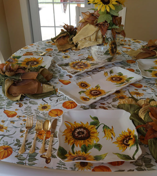 My “September Sunflower” Table