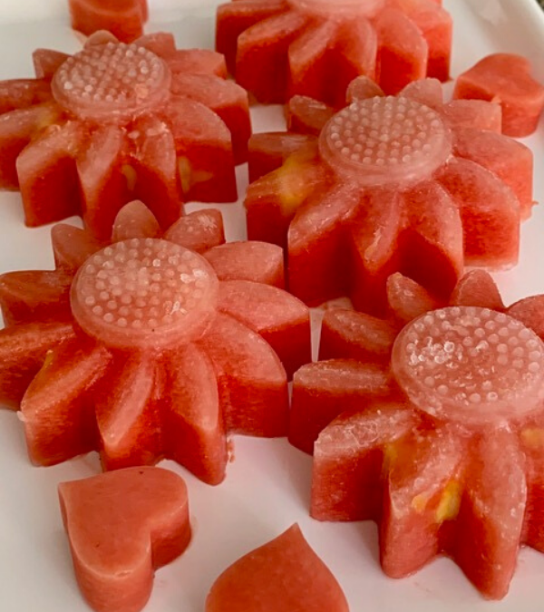Frozen Watermelon Pineapple Treats