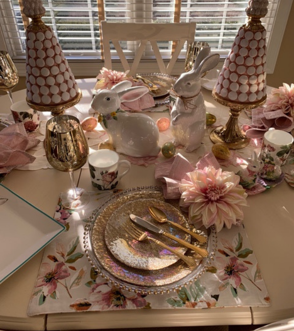 Easter Tablescape 2021