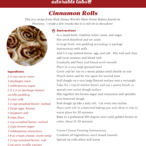Cinnamon Rolls | www.twoadorablelabs.com
