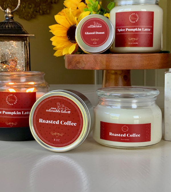 Fall Candle Sale At Two Adorable Labs