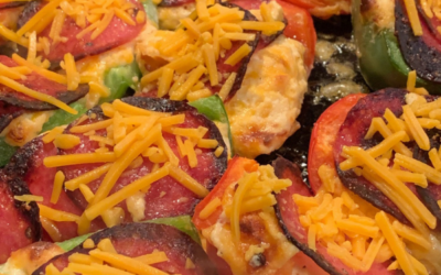 Pepper Salami Cheese Bites
