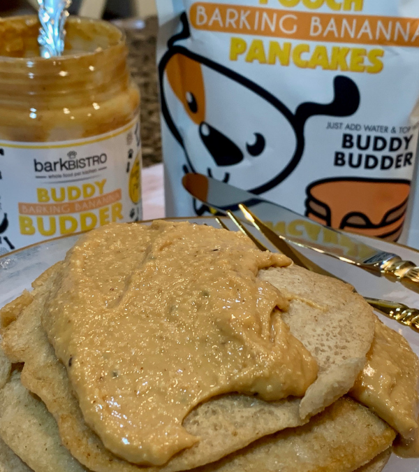 Barking Bananna Pancakes With Buddy Budder