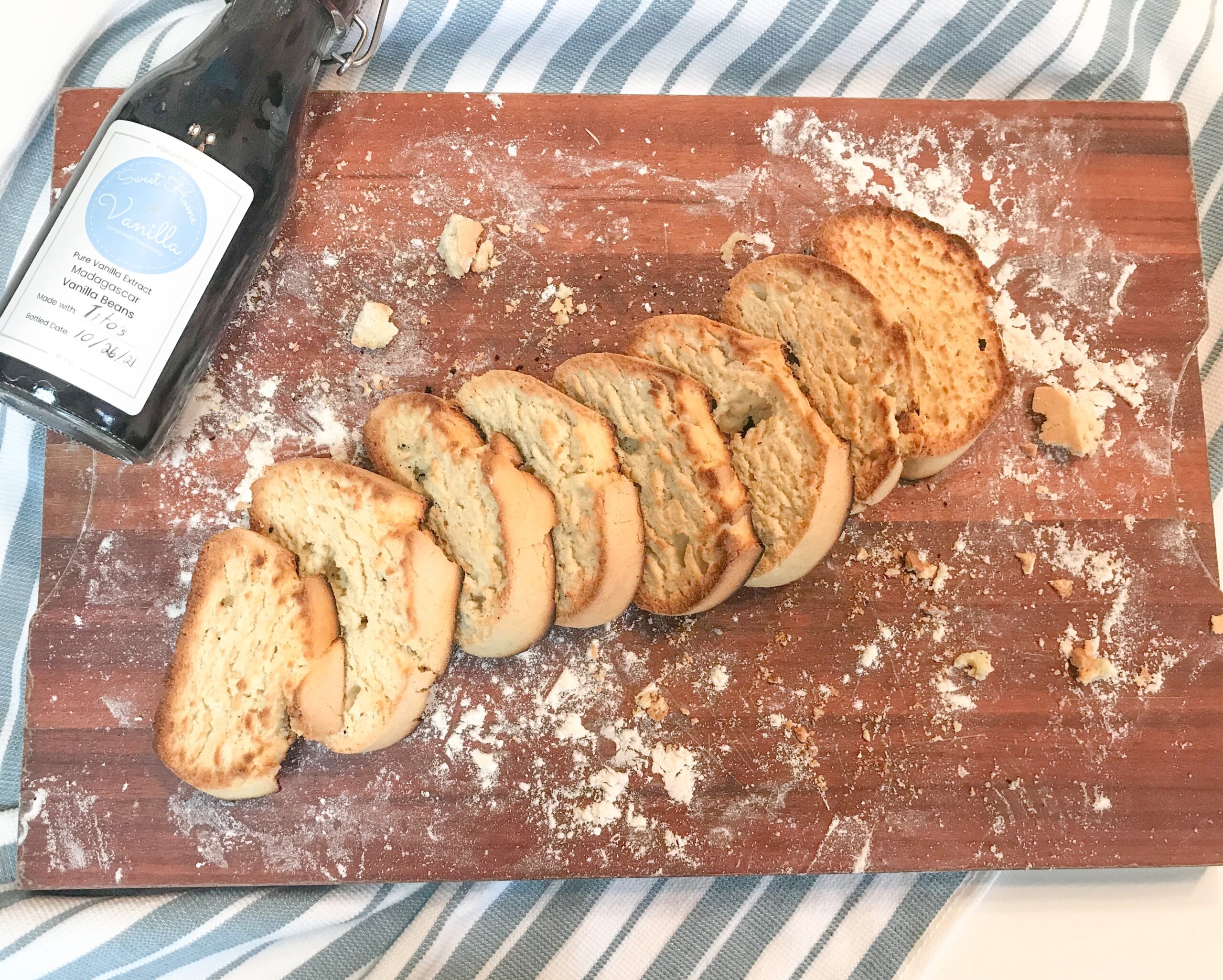 Traditional Italian Biscotti con Vaniglia