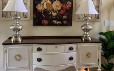 My 1920s Buffet Table Makeover