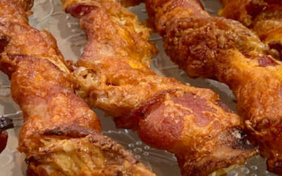 Bacon Wrapped Puff Pastry Twists