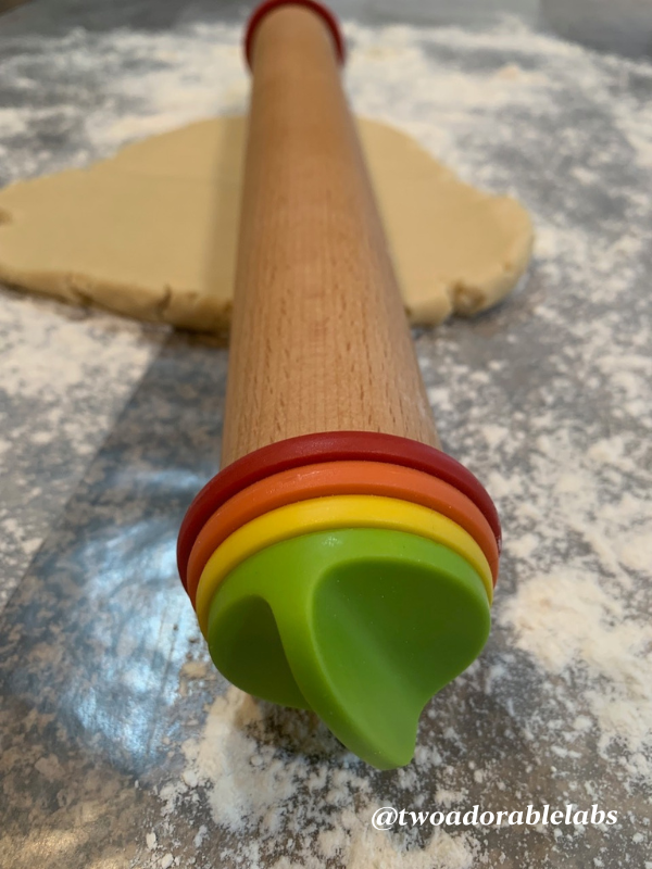 Sugar cookies rolling pin Sugar Cookies | www.twoadorablelabs.com
