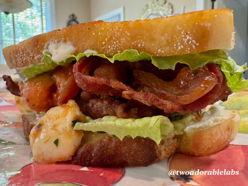 BLT Sandwich 1 A Sweet Spin On A Classic BLT | www.twoadorablelabs.com