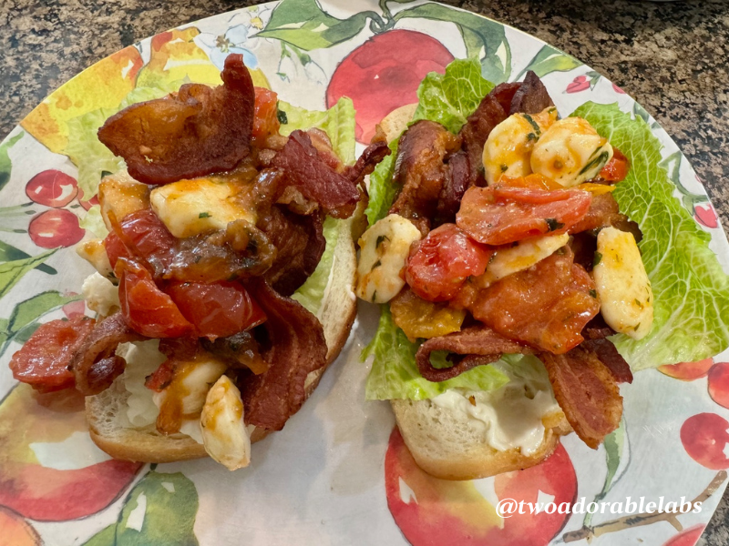 BLT Sandwich 5 A Sweet Spin On A Classic BLT | www.twoadorablelabs.com