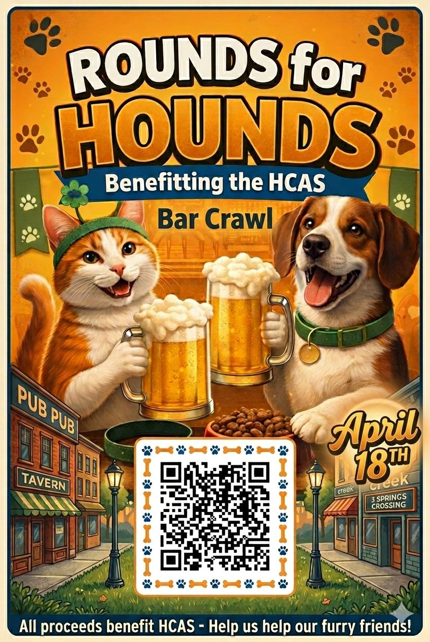 HCAS Rounds For Hounds | www.twoadorablelabs.com