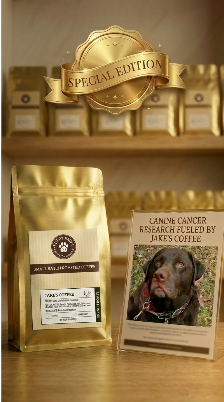 The Dimpled Bean, Fighting Canine Cancer One Cup At A time | www.twoadorablelabs.com